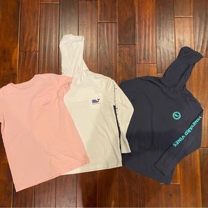 Lot of 3 - EUC Vineyard Vines t-shirts size 13/14